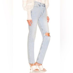 Free People x We The Free The Lasso Jean in True Blue
